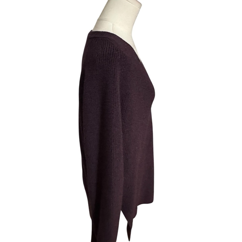 Athleta Switchback Pullover Sweater V-Neck Purple… - image 4